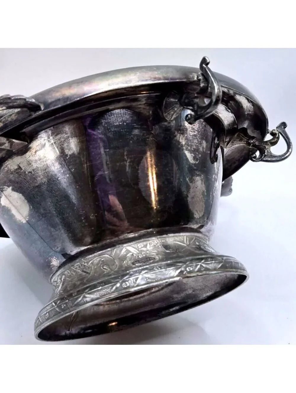 Derby Silver Co Quadruple Plate Serving Bowl 2119